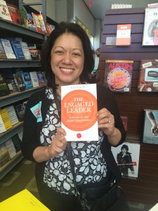 Picture of Charlene Li holding her book, The Engaged Leader